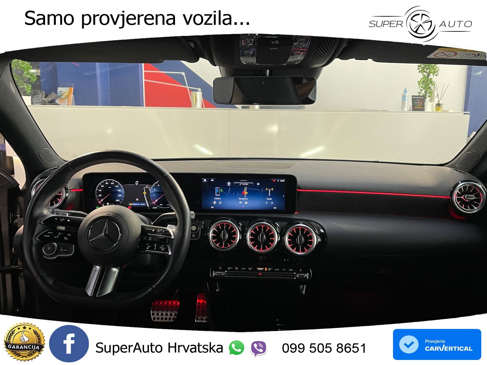 Mercedes-Benz A 180 7G-DCT AMG LED+GR SJED+ACC