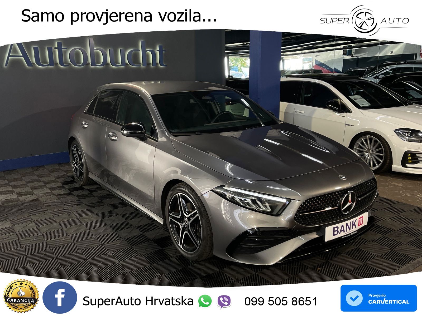 Mercedes-Benz A 180 7G-DCT AMG LED+GR SJED+ACC