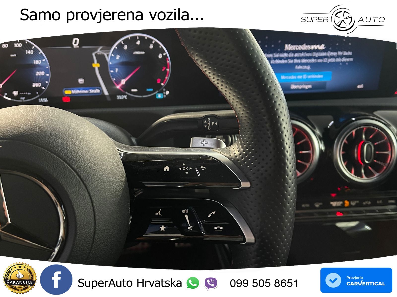 Mercedes-Benz A 180 7G-DCT AMG LED+GR SJED+ACC