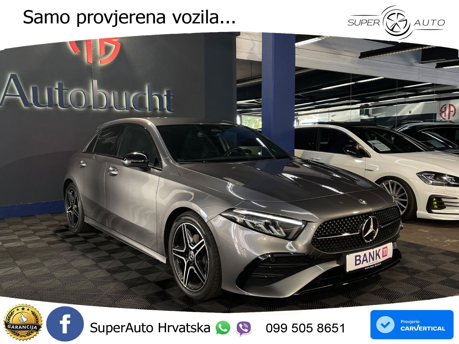 Mercedes-Benz A 180 7G-DCT AMG LED+GR SJED+ACC