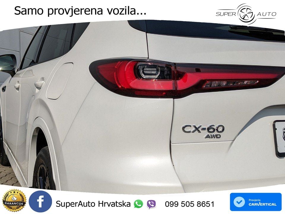 Mazda CX-60 2.5 e-Skyactiv (328 KS) AWD Automatic MATRIX+GR SJED+KAM