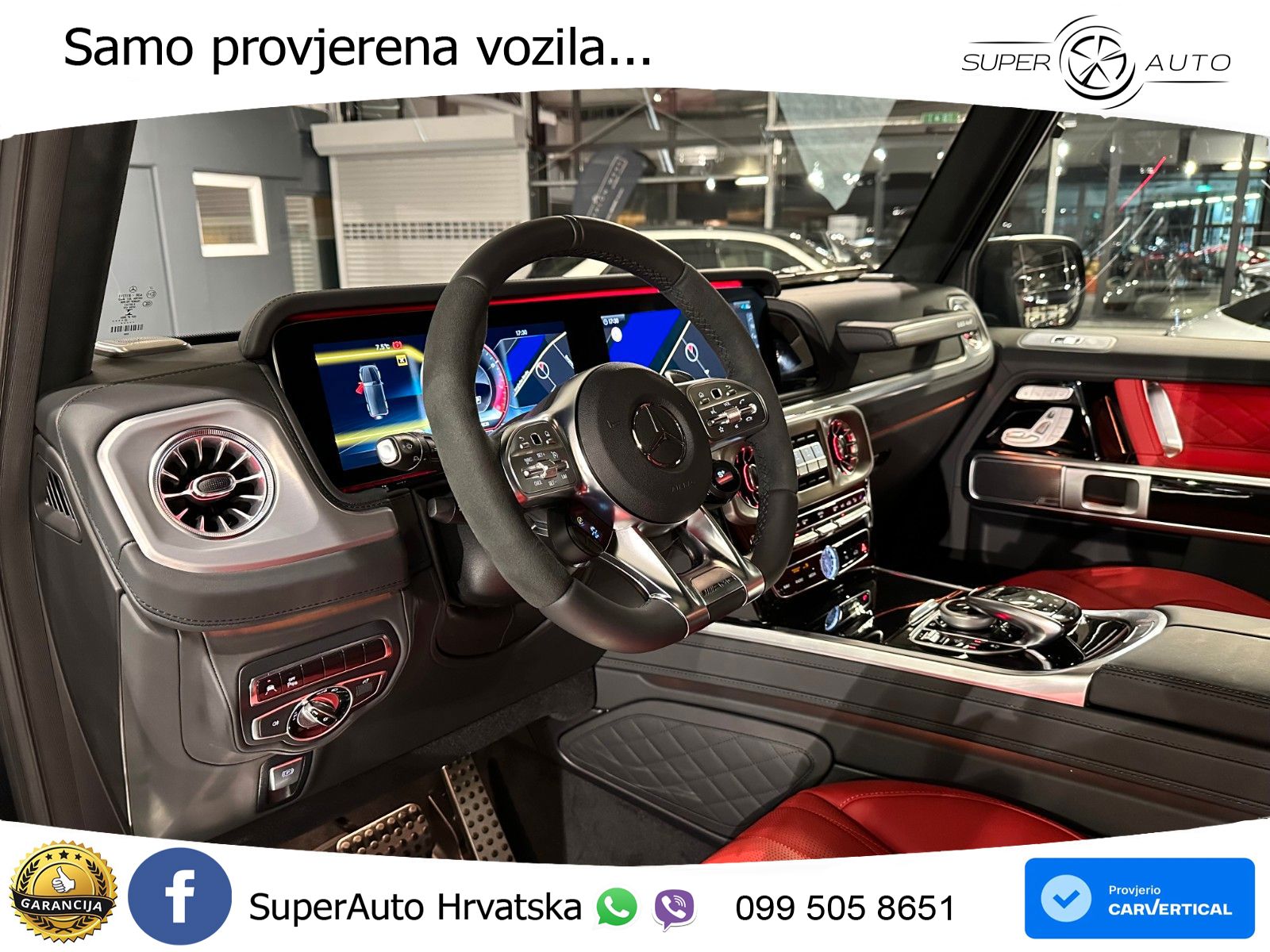 Mercedes AMG G 63 Long V8 (585 KS) 4MATIC 9G-TRONIC AMG SPEEDSHIFT PLUS LED+GR SJED+ACC