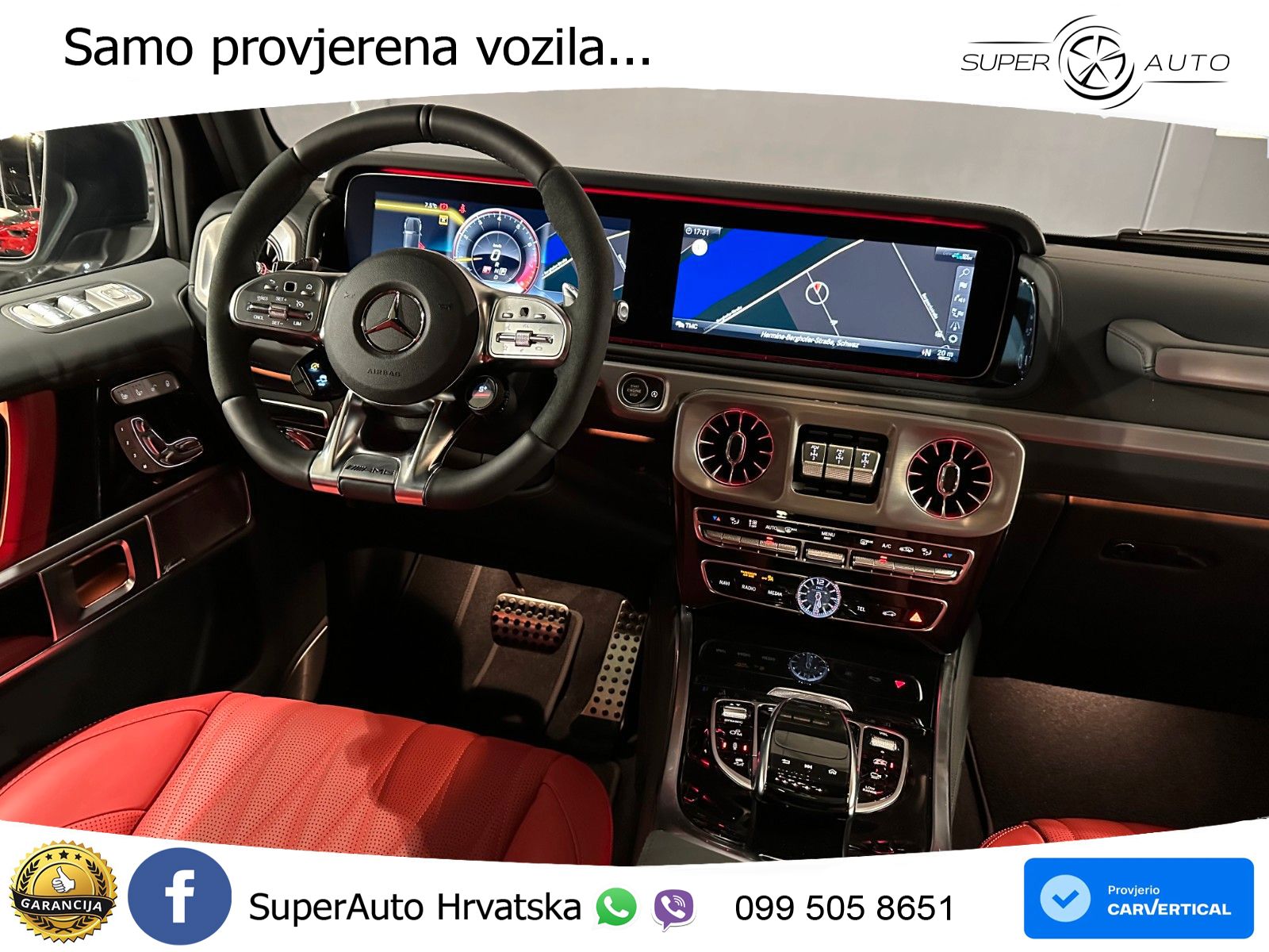 Mercedes AMG G 63 Long V8 (585 KS) 4MATIC 9G-TRONIC AMG SPEEDSHIFT PLUS LED+GR SJED+ACC