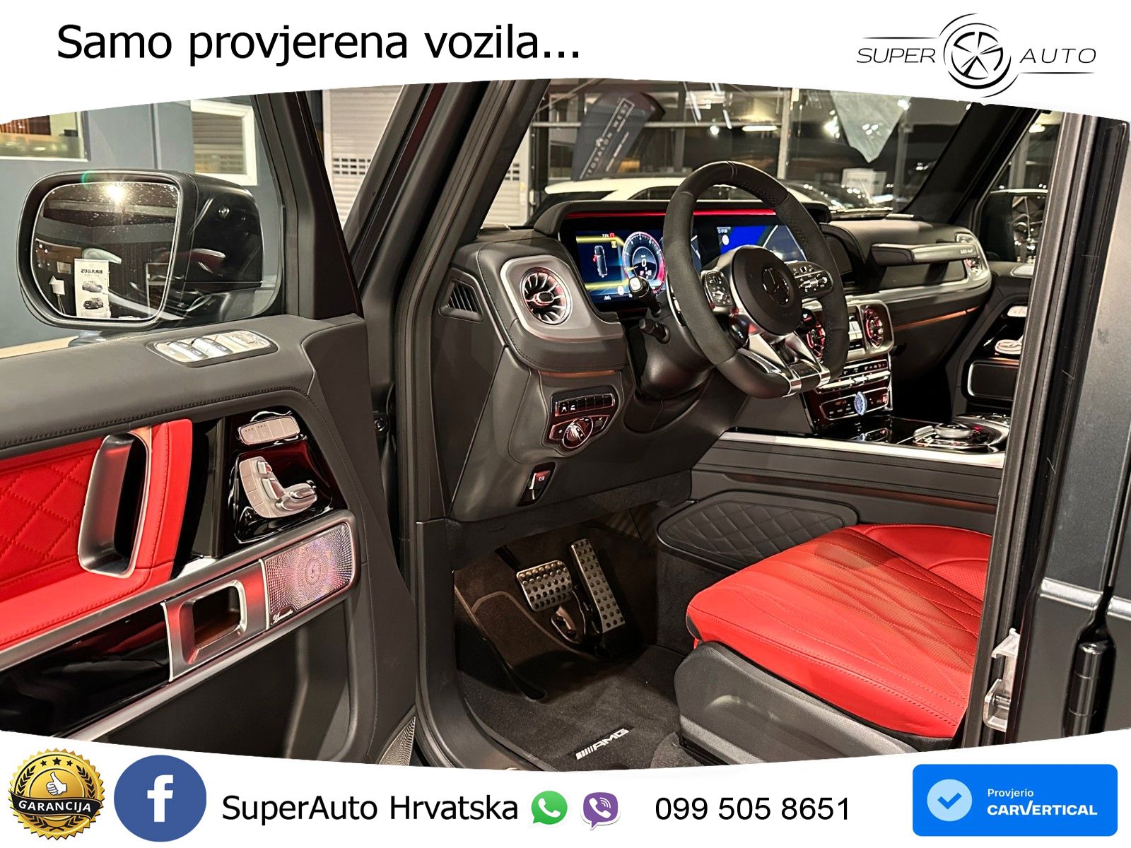 Mercedes AMG G 63 Long V8 (585 KS) 4MATIC 9G-TRONIC AMG SPEEDSHIFT PLUS LED+GR SJED+ACC