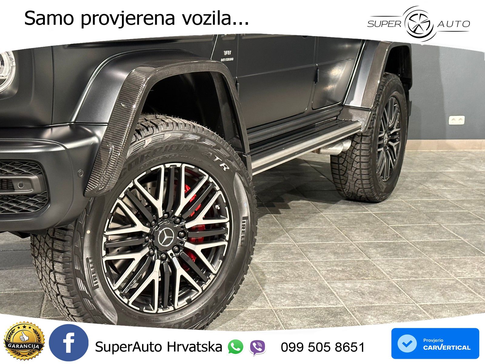 Mercedes AMG G 63 Long V8 (585 KS) 4MATIC 9G-TRONIC AMG SPEEDSHIFT PLUS LED+GR SJED+ACC