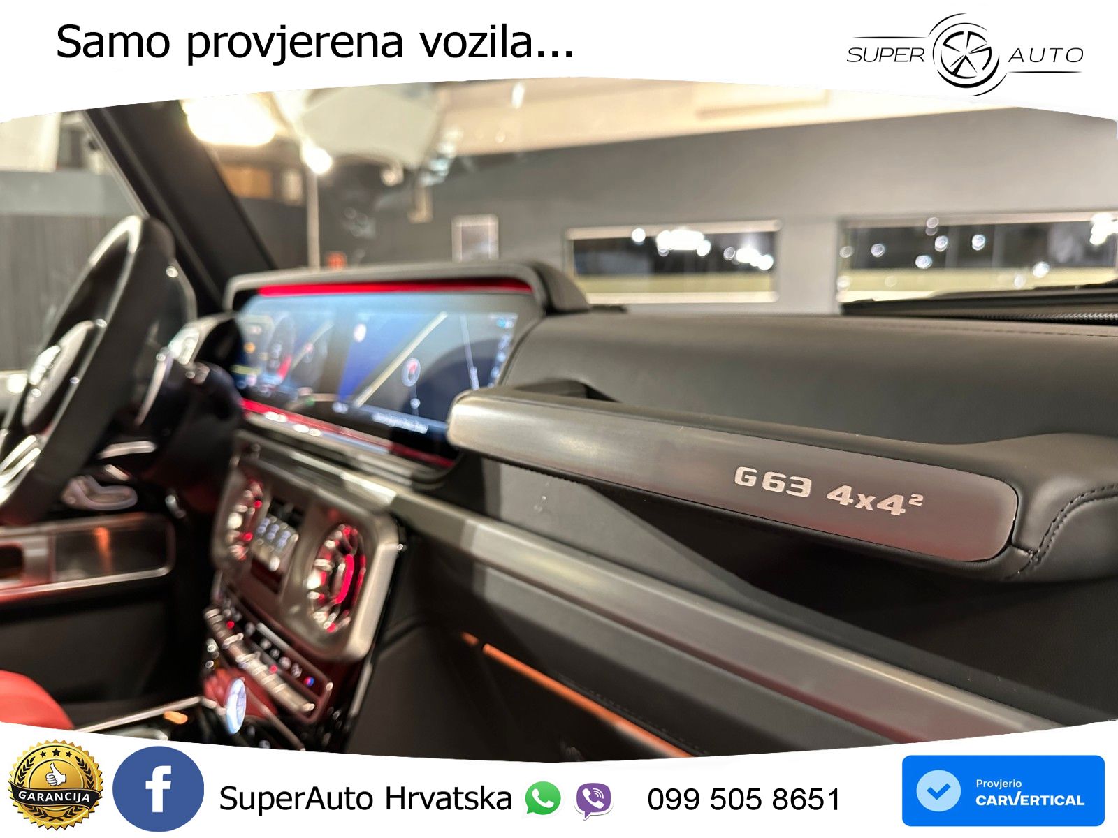 Mercedes AMG G 63 Long V8 (585 KS) 4MATIC 9G-TRONIC AMG SPEEDSHIFT PLUS LED+GR SJED+ACC