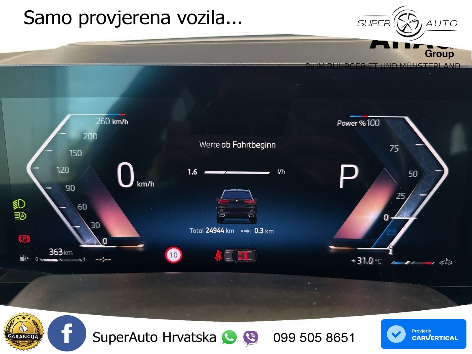 BMW X5 30d (298 KS) xDrive Steptronic M Sport ZRAČNI+ACC+GR SJED+KAM+PANO