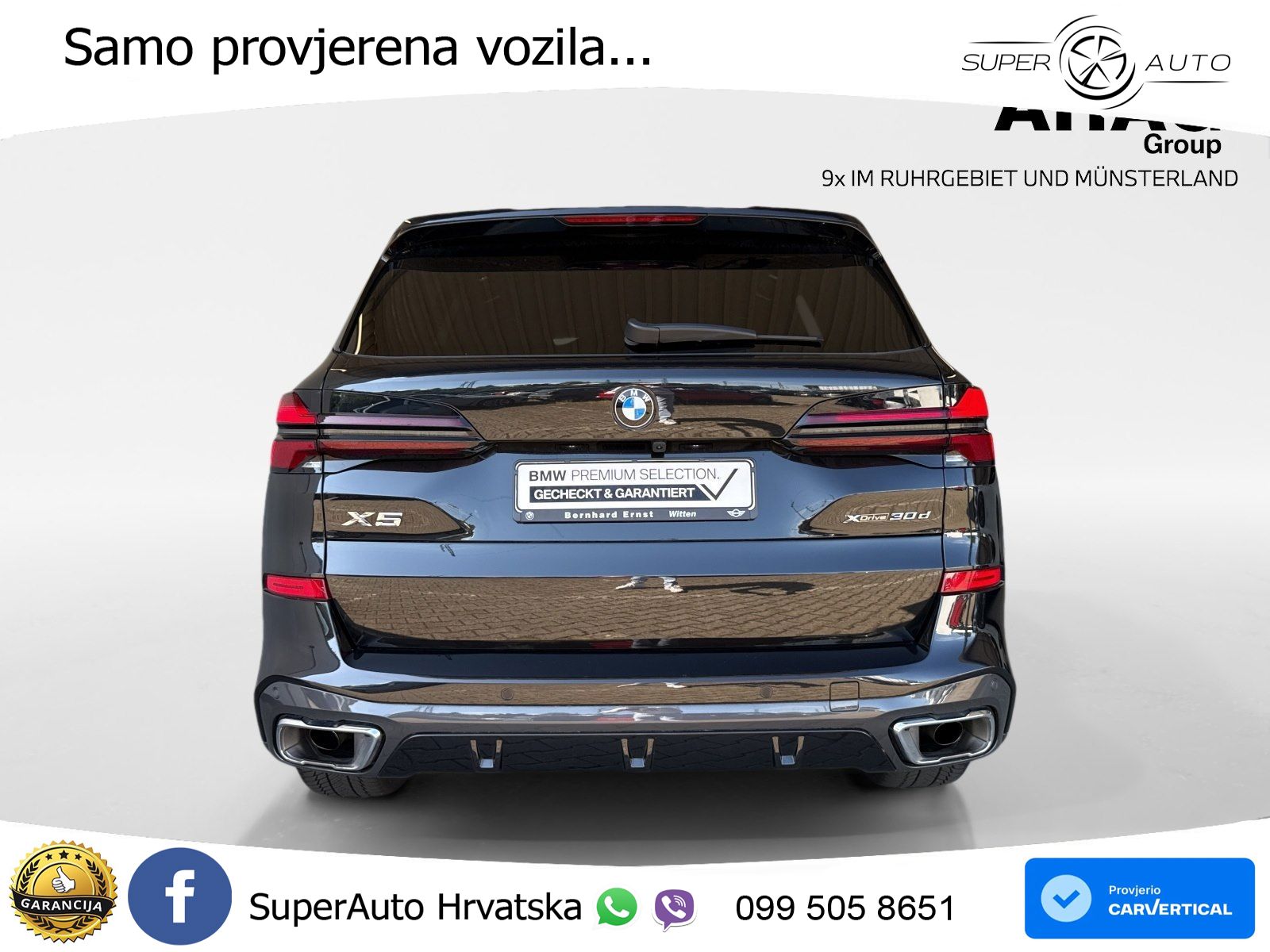 BMW X5 30d (298 KS) xDrive Steptronic M Sport ZRAČNI+ACC+GR SJED+KAM+PANO