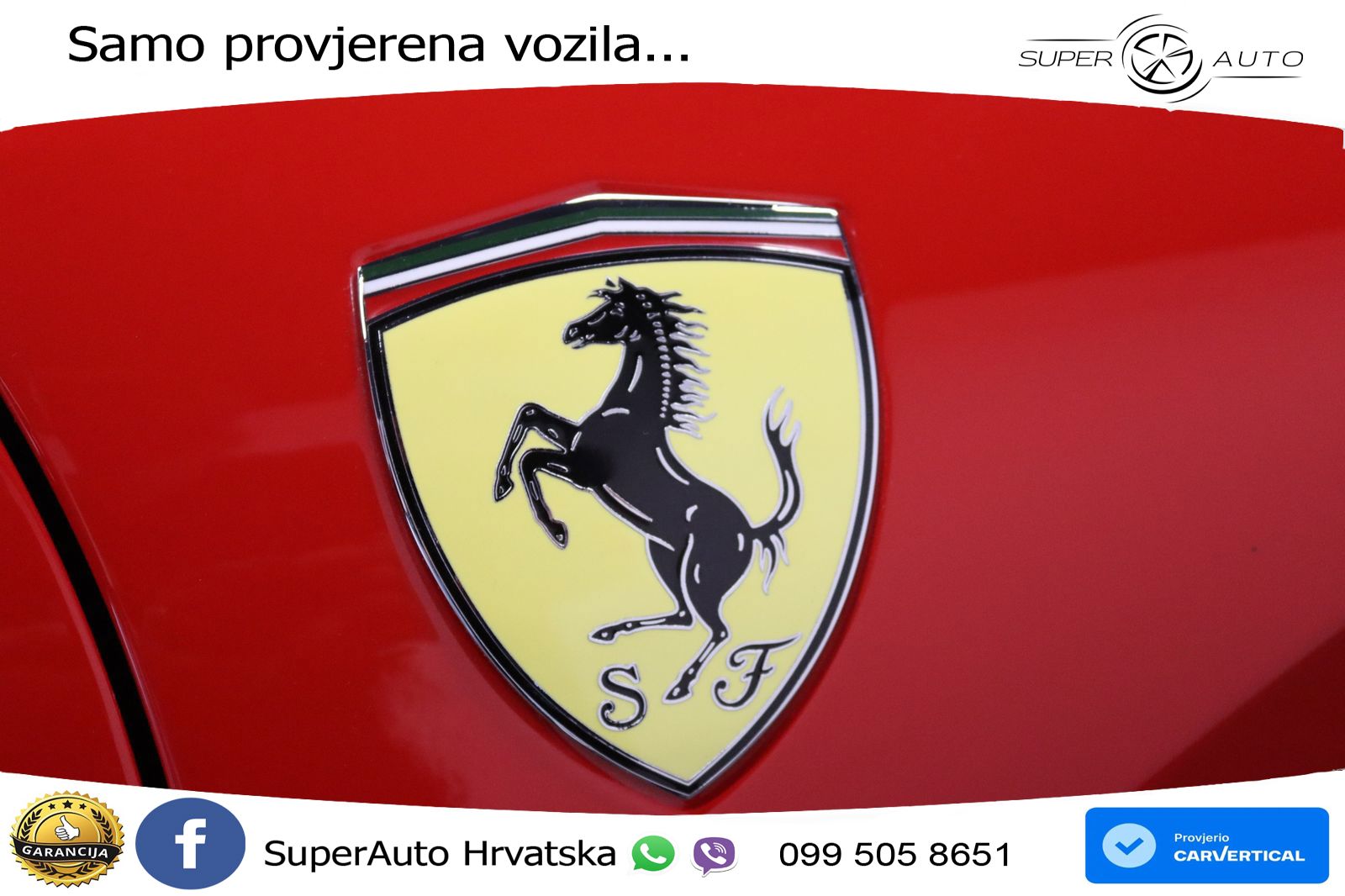 Ferrari 296 GTS 3.0 V6 (830 KS) F1 DCT LED+GR SJED+ACC