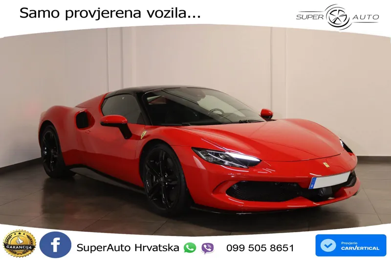 Ferrari 296 GTS 3.0 V6 (830 KS) F1 DCT LED+GR SJED+ACC