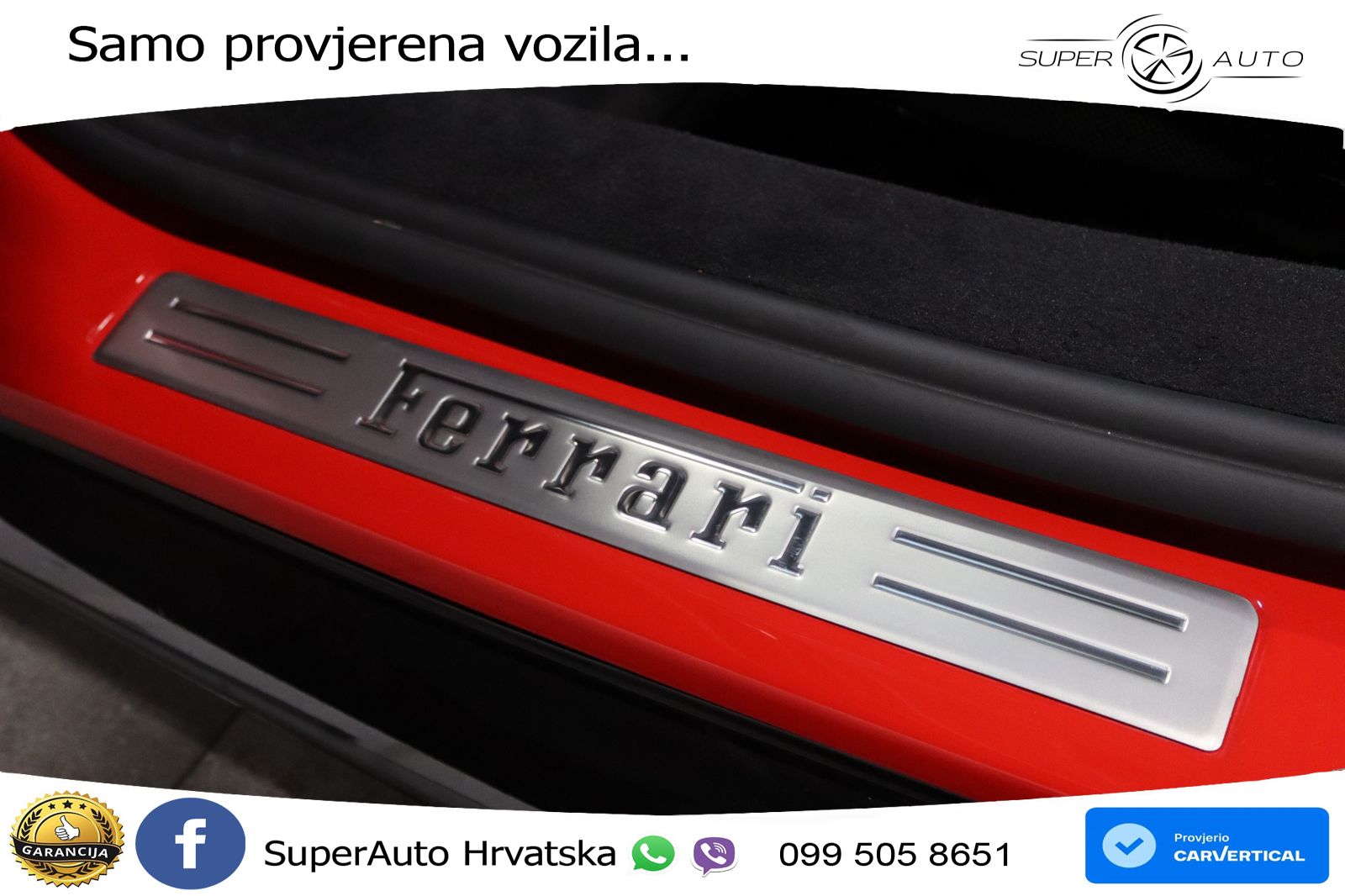 Ferrari 296 GTS 3.0 V6 (830 KS) F1 DCT LED+GR SJED+ACC