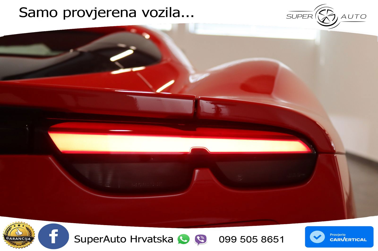 Ferrari 296 GTS 3.0 V6 (830 KS) F1 DCT LED+GR SJED+ACC
