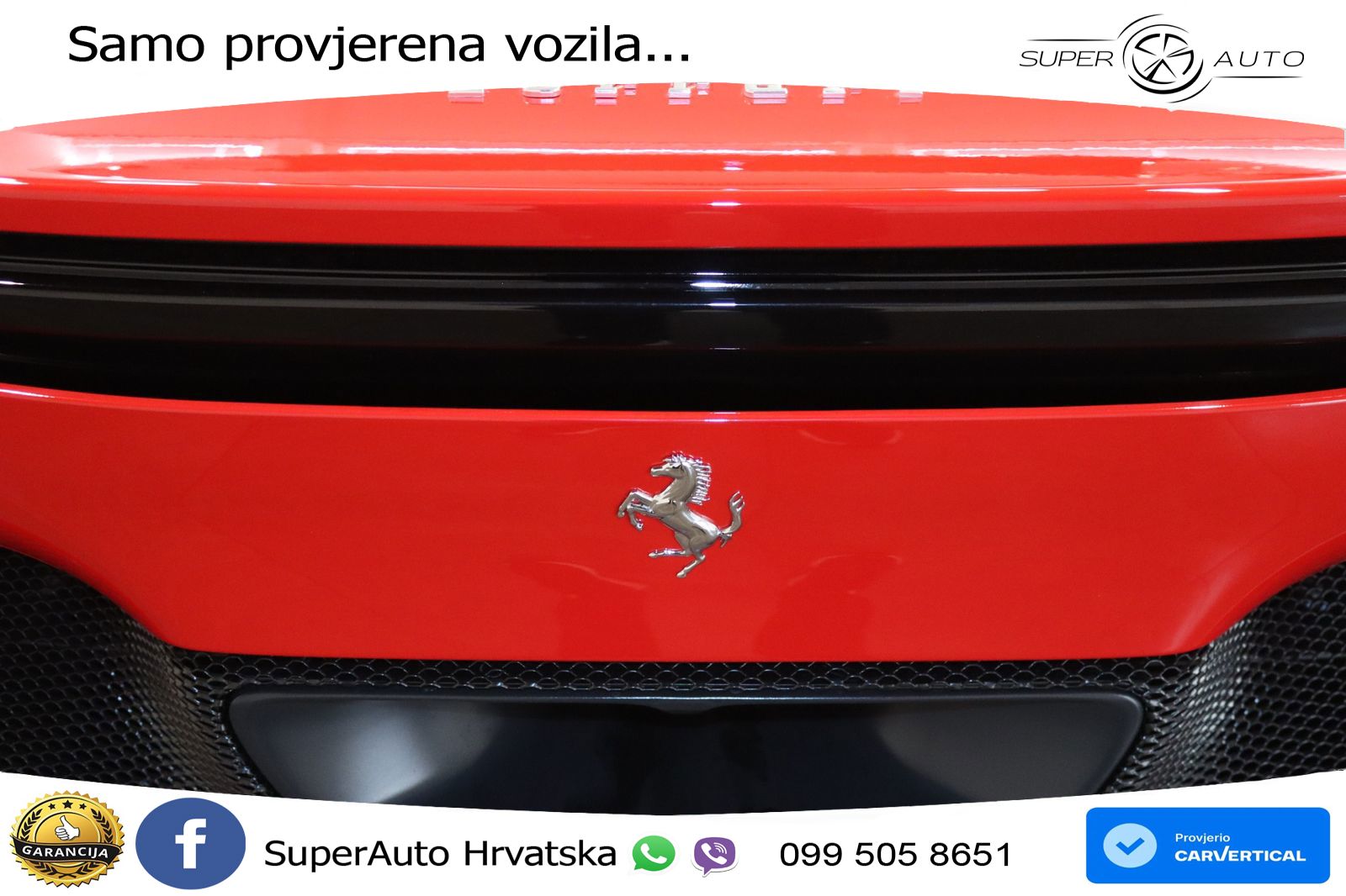 Ferrari 296 GTS 3.0 V6 (830 KS) F1 DCT LED+GR SJED+ACC