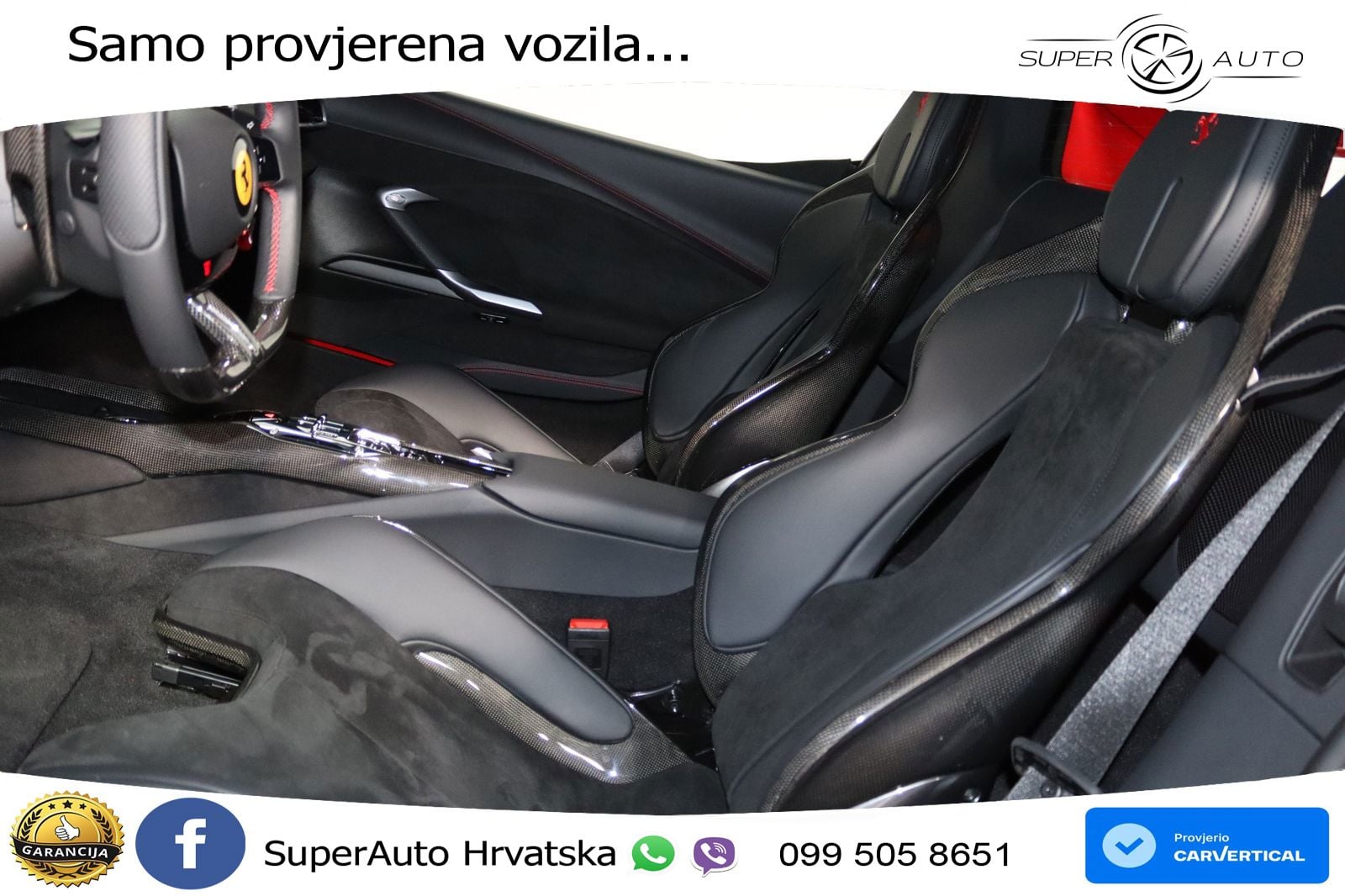 Ferrari 296 GTS 3.0 V6 (830 KS) F1 DCT LED+GR SJED+ACC