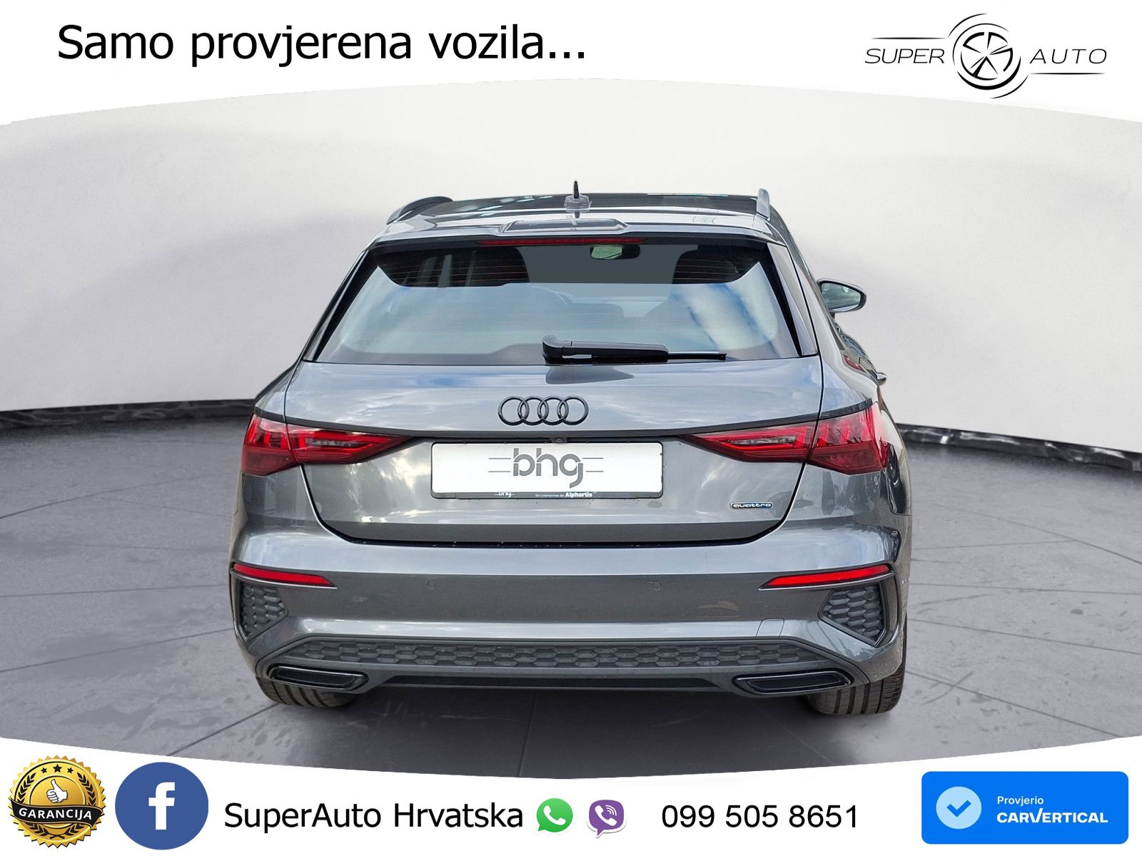 Audi A3 40 TFSI (190 KS) quattro S tronic S line MATRIX+GR SJED+KAM