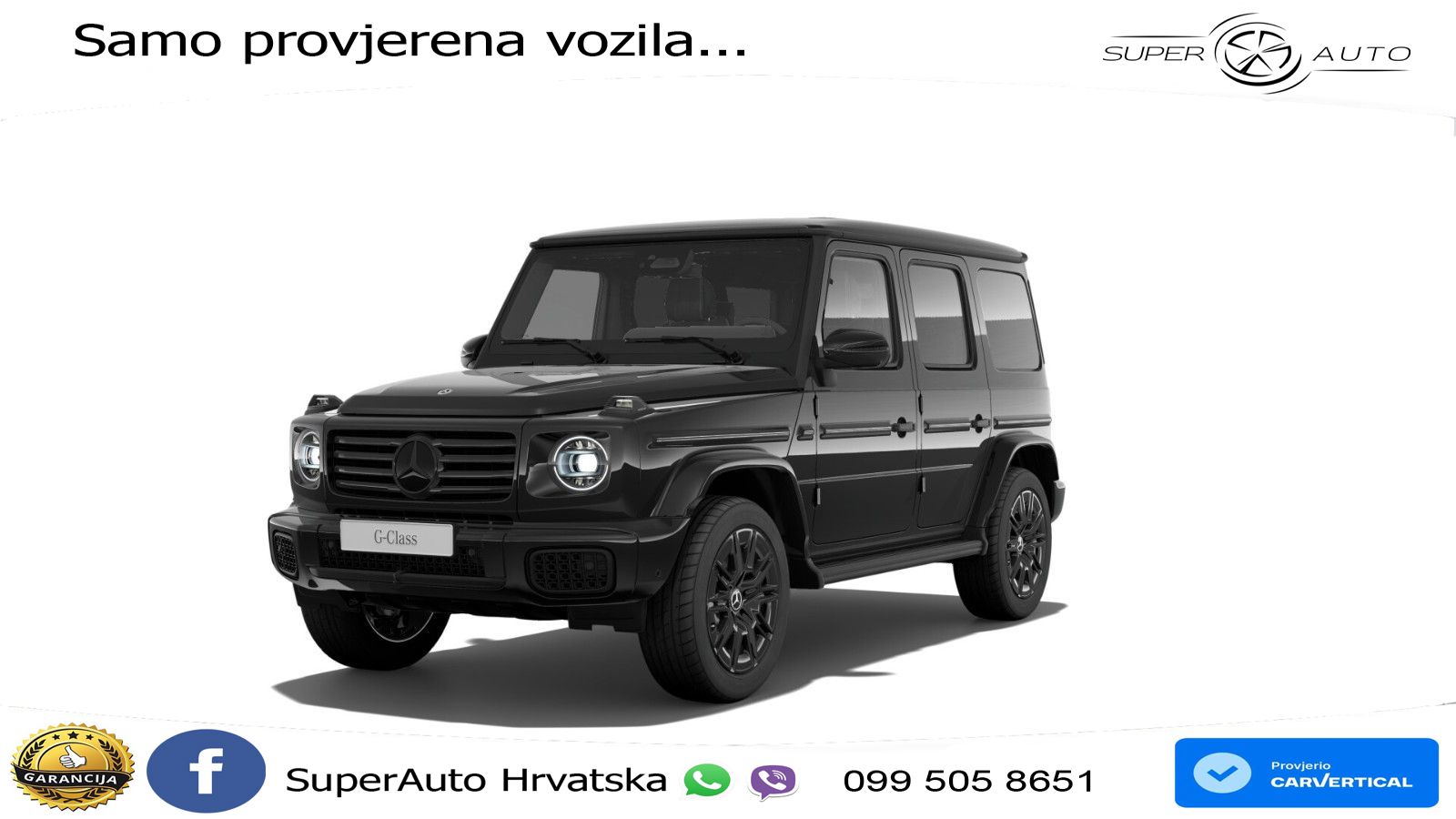 Mercedes G 450d Long (367 KS) 4MATIC 9G-TRONIC AMG LED+GR SJED+ACC