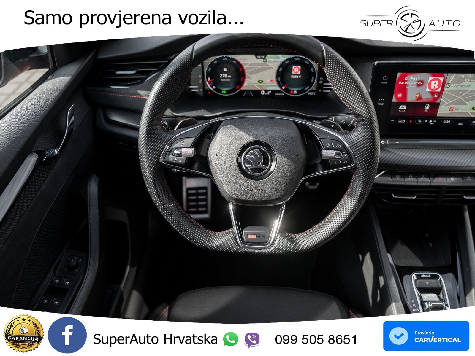 Škoda Octavia Combi RS 2.0 TDI (200 KS) 4x4 DSG LED+GR SJED+ACC