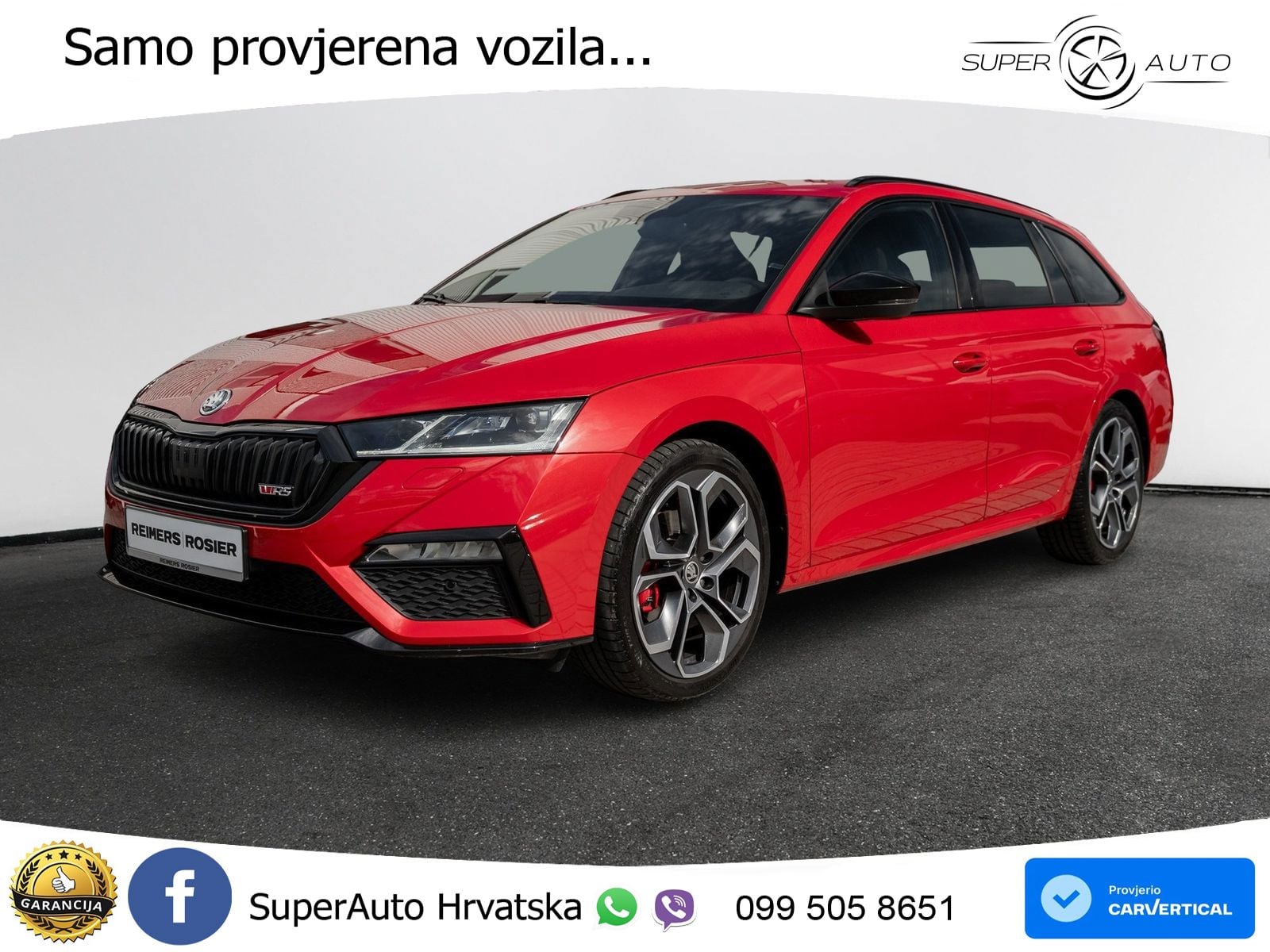 Škoda Octavia Combi RS 2.0 TDI (200 KS) 4x4 DSG LED+GR SJED+ACC