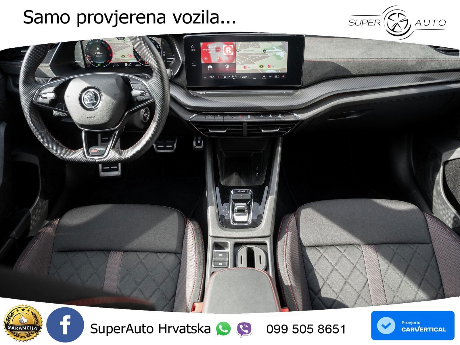 Škoda Octavia Combi RS 2.0 TDI (200 KS) 4x4 DSG LED+GR SJED+ACC