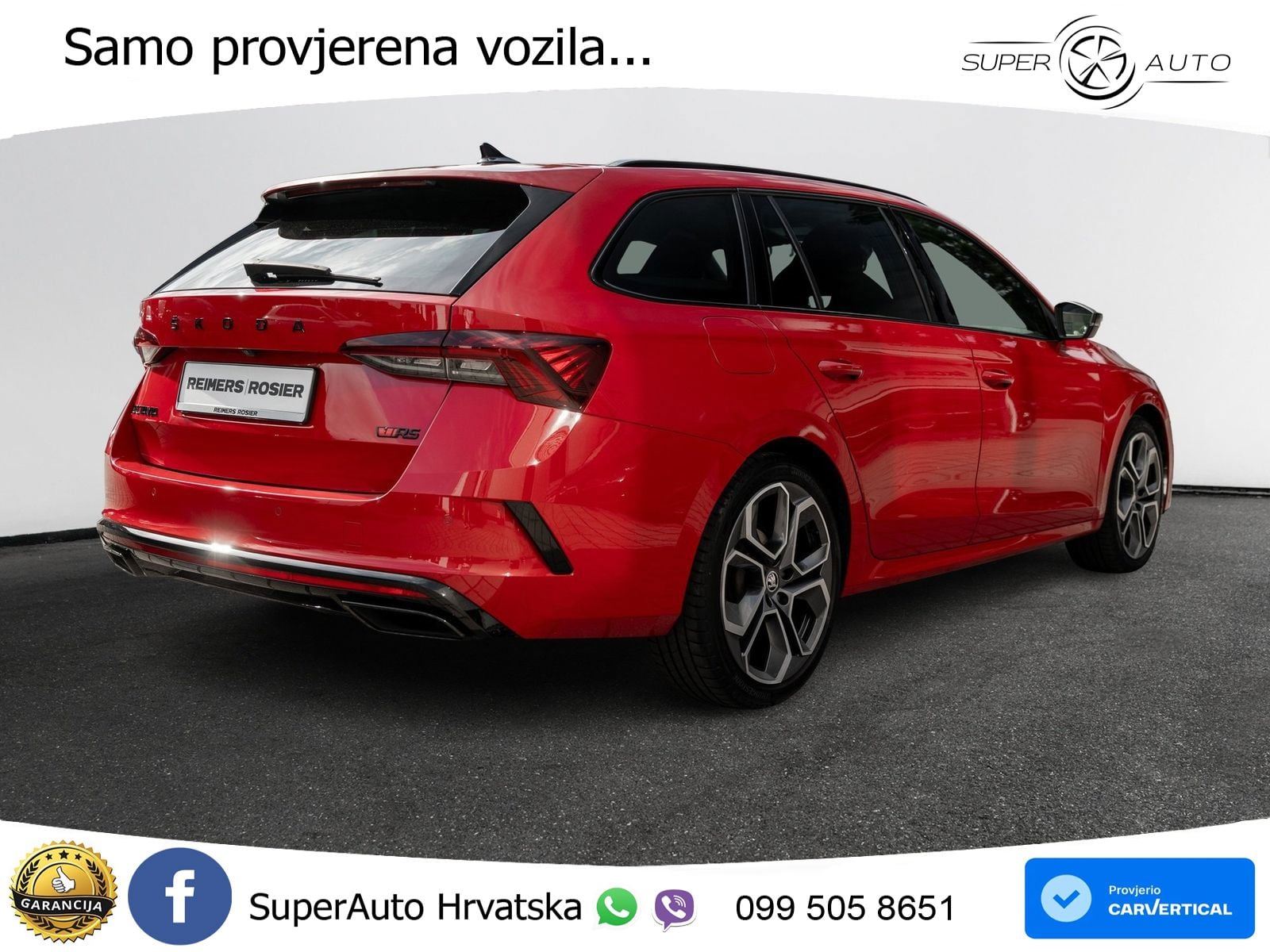 Škoda Octavia Combi RS 2.0 TDI (200 KS) 4x4 DSG LED+GR SJED+ACC
