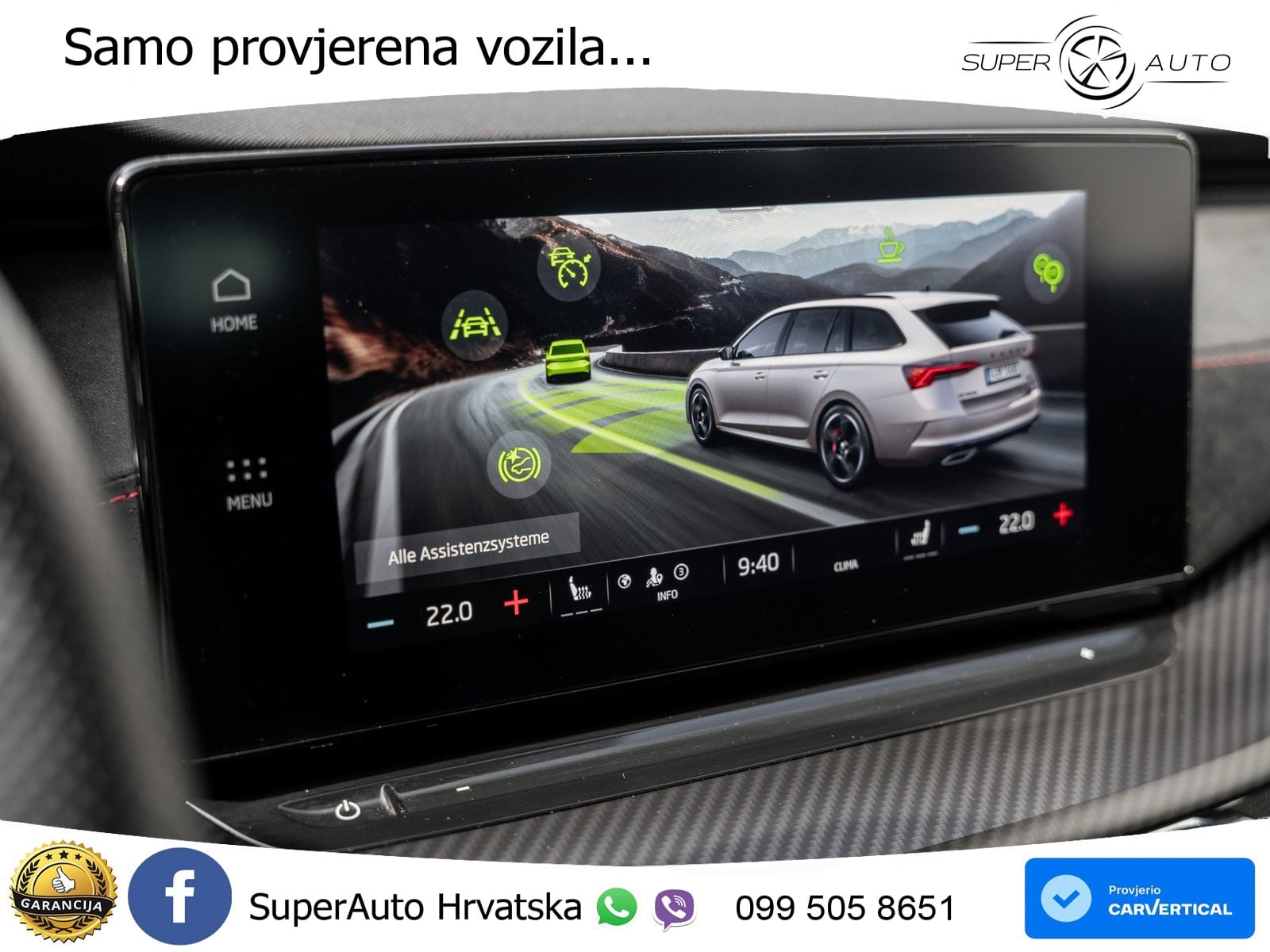 Škoda Octavia Combi RS 2.0 TDI (200 KS) 4x4 DSG LED+GR SJED+ACC