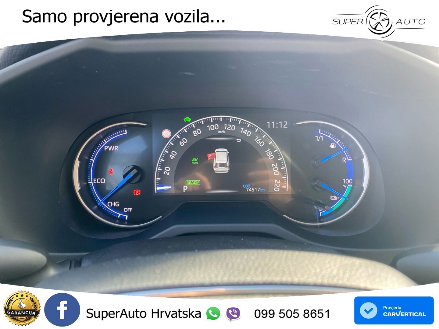 Toyota RAV4 2.5 D-4S (306 KS) Hybrid AWD-i e-CVT LED+GR SJED+ACC