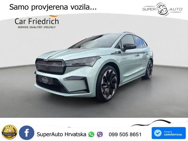 Škoda Enyaq iV 80 82 kWh (204 KS) SportLine LED+GR SJED+ACC