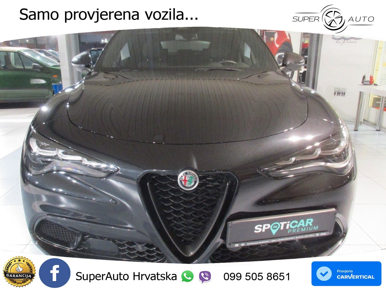 Alfa Romeo Stelvio 2.2 MultiJet II (210 KS) Q4 Automatic LED+GR SJED+ACC