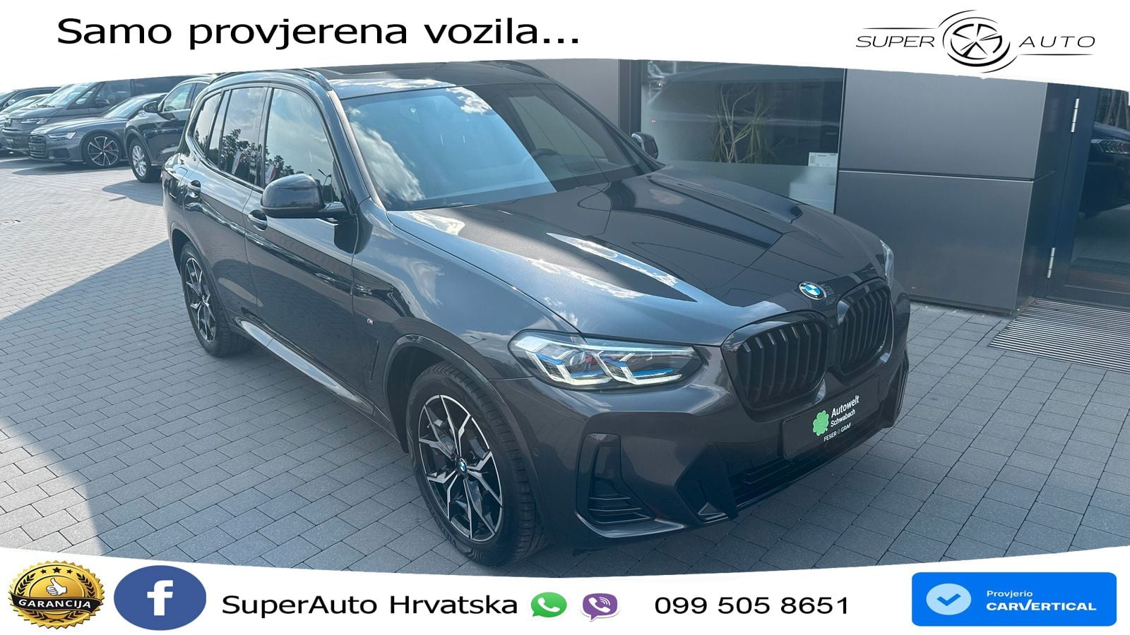 BMW X3 20d xDrive Steptronic M Sport LED+GR SJED+ACC
