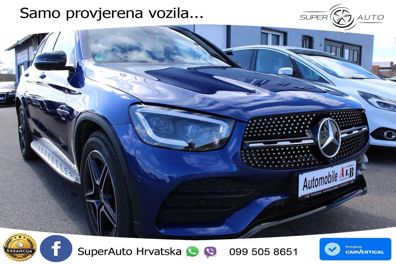 Mercedes GLC 220d (194 KS) 4MATIC G-TRONIC AMG LED+GR SJED+ACC