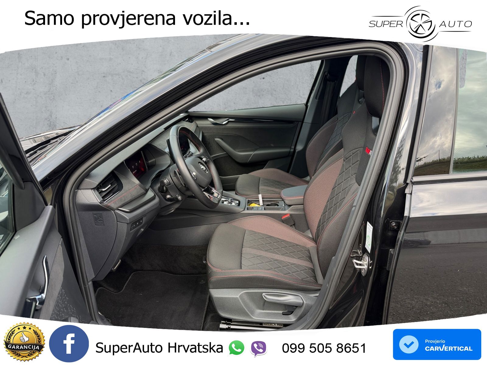Škoda Octavia Combi RS 2.0 TDI (200 KS) DSG LED+GR SJED+ACC