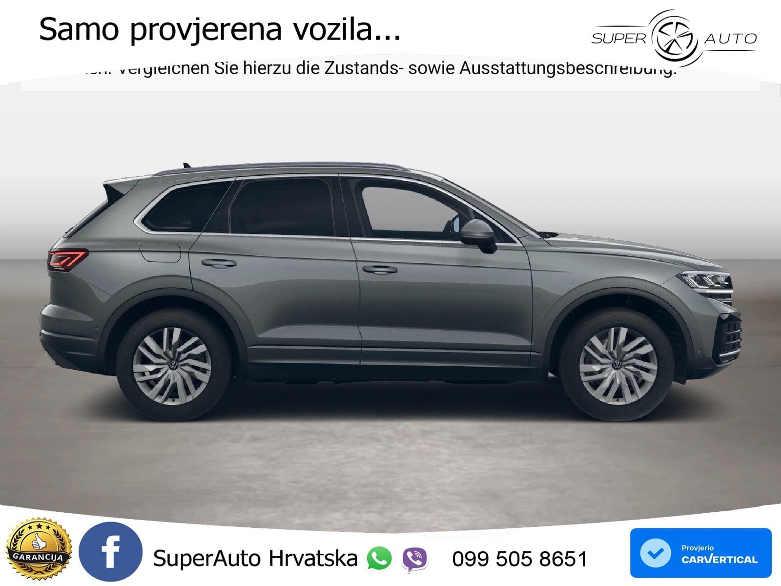 Volkswagen Touareg 3.0 V6 TDI (231 KS) 4MOTION Tiptronic ZRAČNI+ACC+GR SJED+KAM