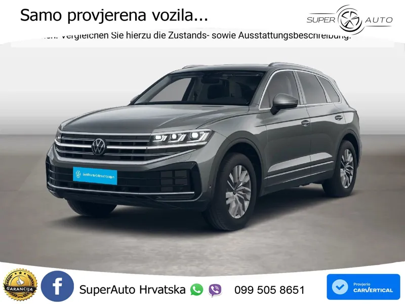 Volkswagen Touareg 3.0 V6 TDI (231 KS) 4MOTION Tiptronic ZRAČNI+ACC+GR SJED+KAM