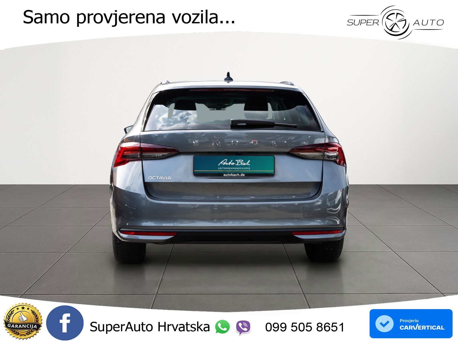 Škoda Octavia Combi 2.0 TDI (150 KS) DSG LED+GR SJED+ACC