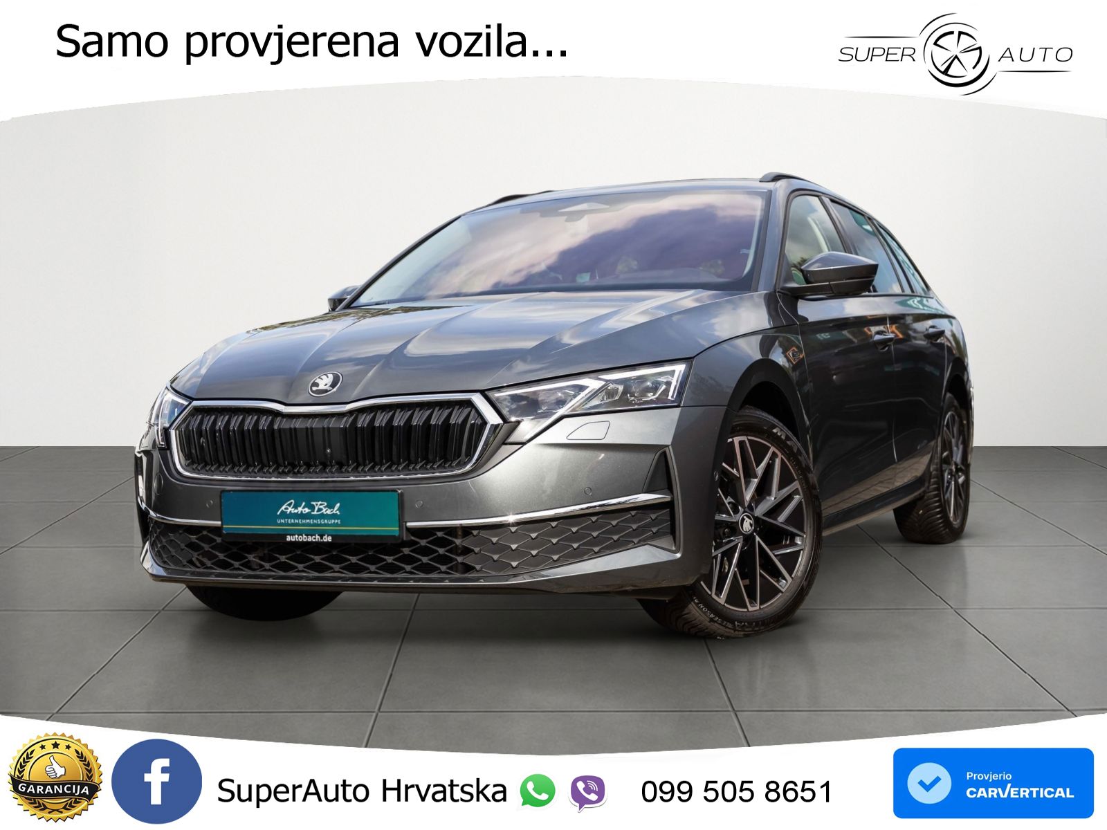 Škoda Octavia Combi 2.0 TDI (150 KS) DSG LED+GR SJED+ACC