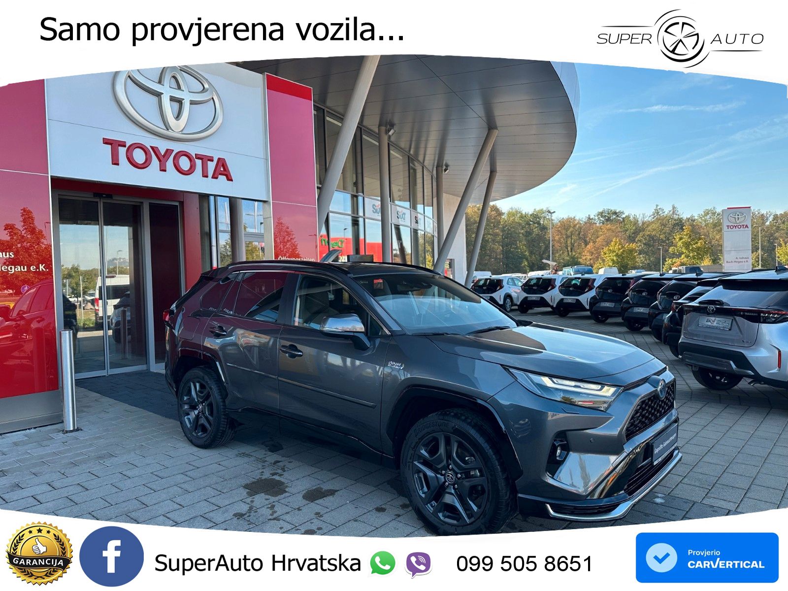 Toyota RAV4 Prime 2.5 D-4S (302 KS) Hybrid E-Four e-CVT LED+GR SJED+ACC