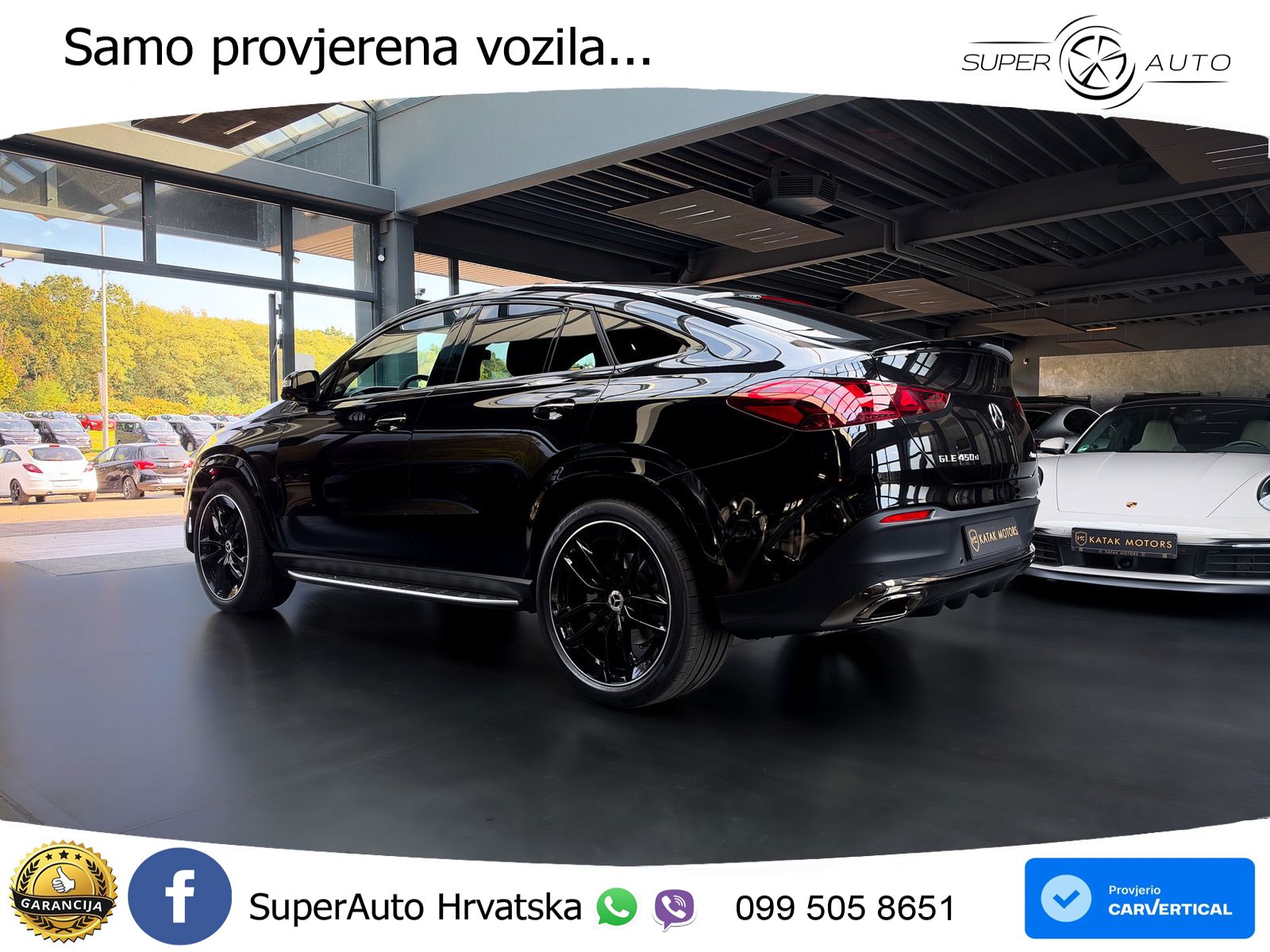 Mercedes GLE Coupe 450d (367 KS) EQ Boost 4MATIC 9G-TRONIC Night paket ACC+HEAD+GR SJED+360+PANO