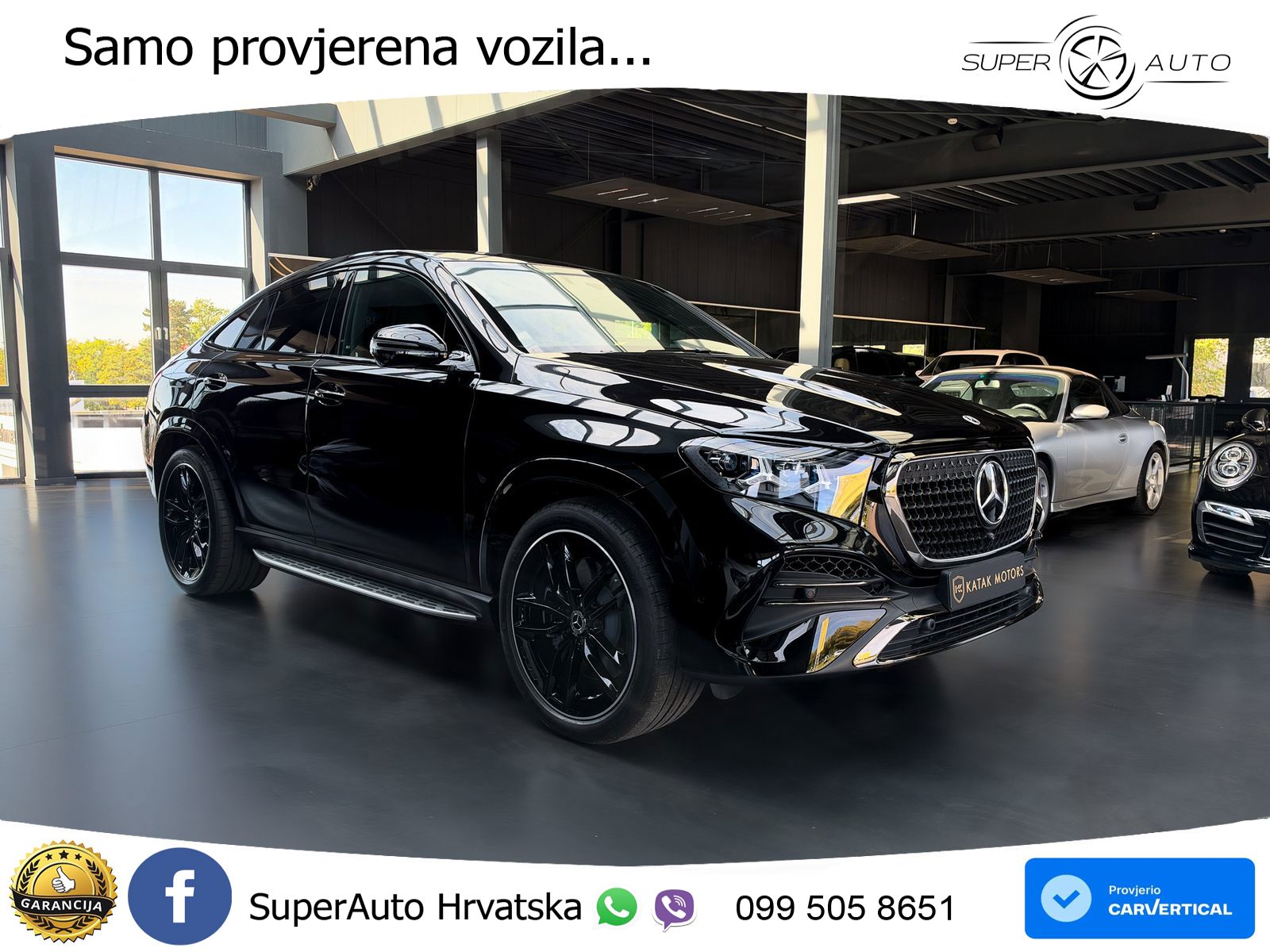 Mercedes GLE Coupe 450d (367 KS) EQ Boost 4MATIC 9G-TRONIC Night paket ACC+HEAD+GR SJED+360+PANO