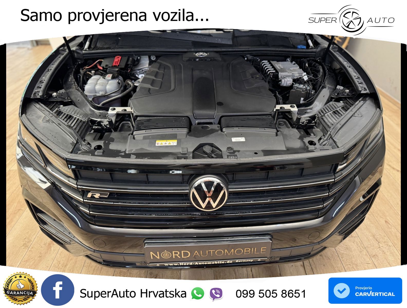 Volkswagen Touareg 3.0 V6 TDI (286 KS) 4MOTION Tiptronic R-Line ZRAČNI+ACC+GR SJED+KAM