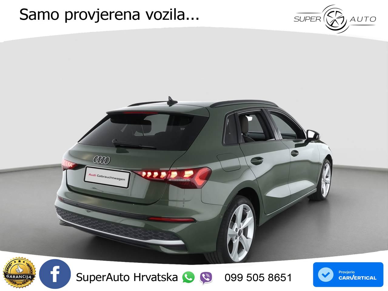 Audi A3 Sportback 40 TFSI e (204 KS) Plug-in Hybrid S tronic LED+GR SJED+ACC
