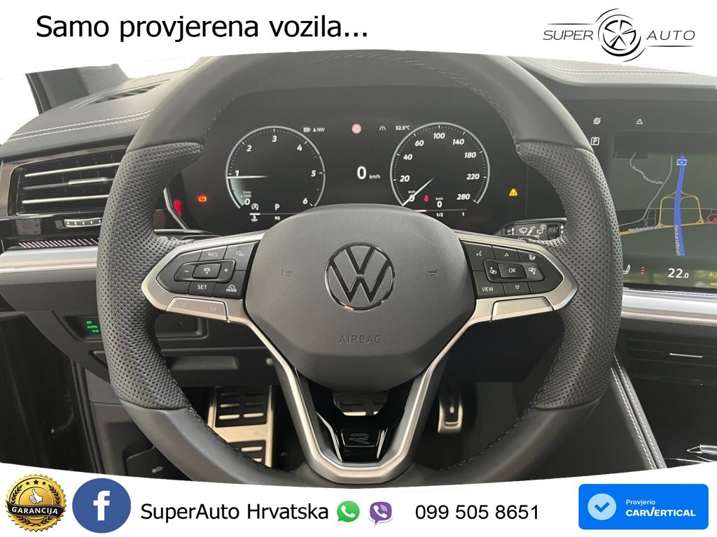 Volkswagen Touareg 3.0 V6 TDI (286 KS) 4MOTION Tiptronic ZRAČNI+ACC+GR SJED+KAM+PANO
