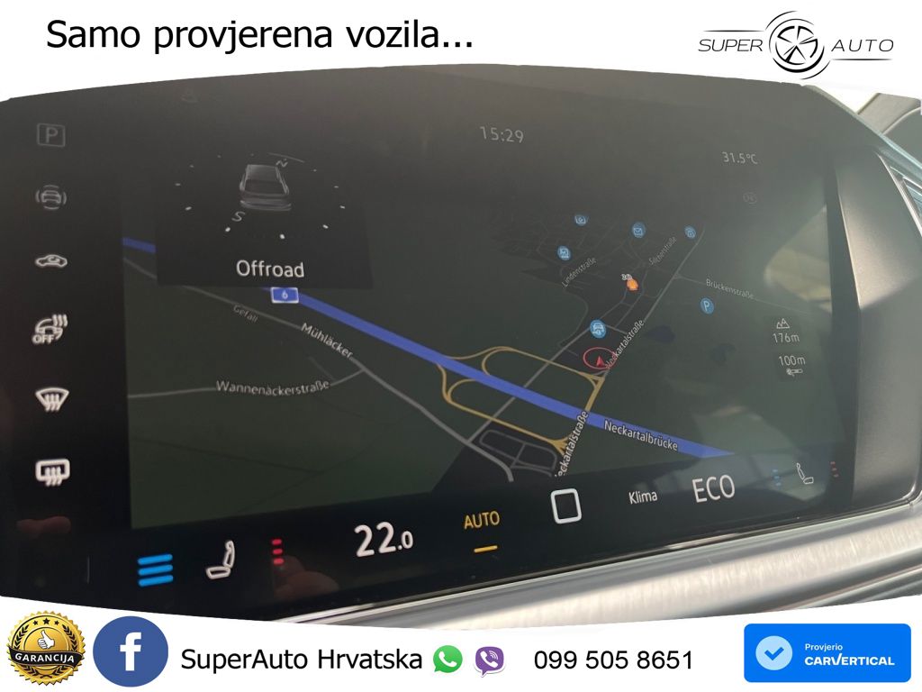 Volkswagen Touareg 3.0 V6 TDI (286 KS) 4MOTION Tiptronic ZRAČNI+ACC+GR SJED+KAM+PANO