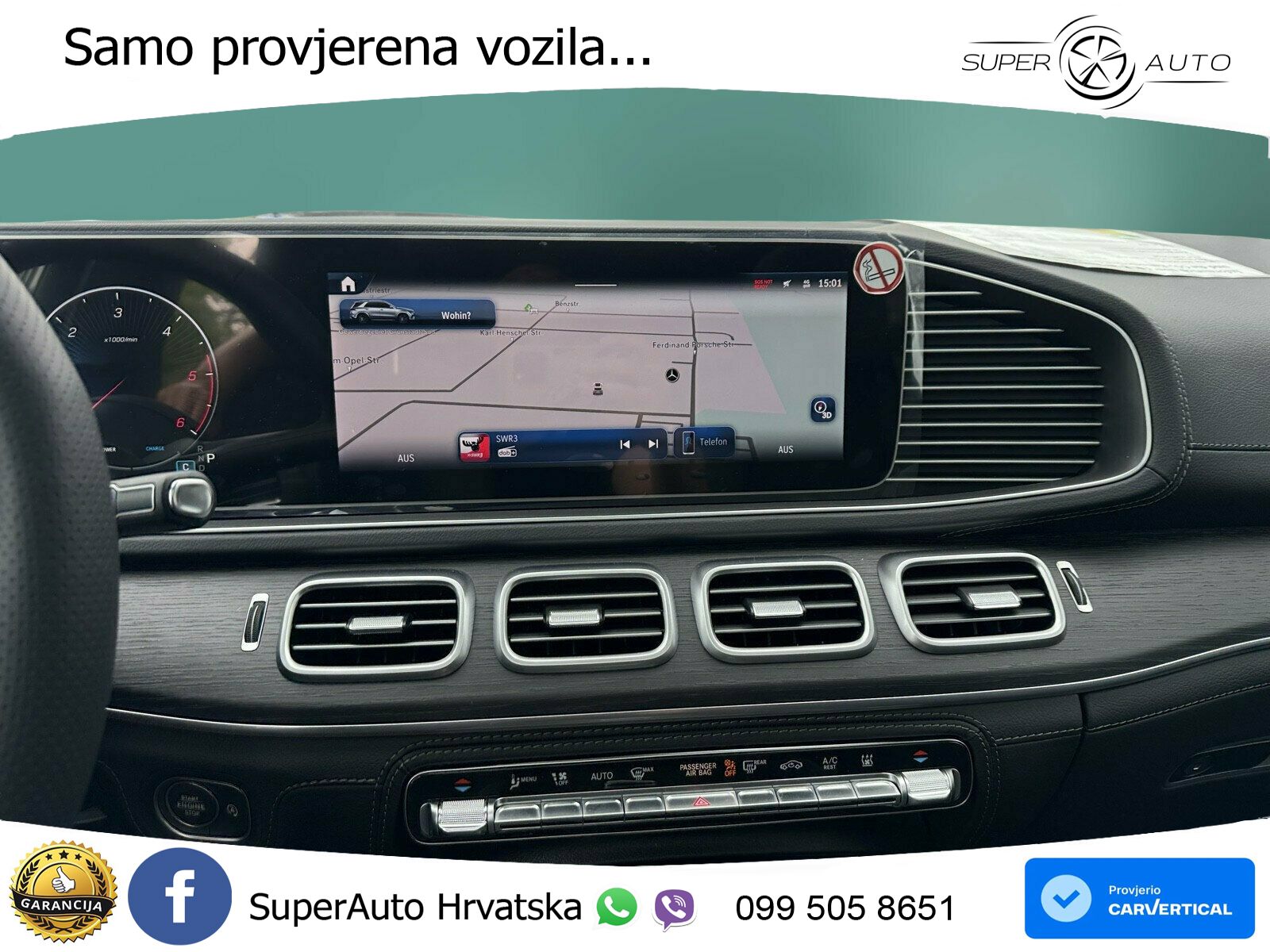 Mercedes GLE 450d (367 KS) EQ Boost 4MATIC 9G-TRONIC AMG ZRAČNI+ACC+GR SJED+KAM+PANO