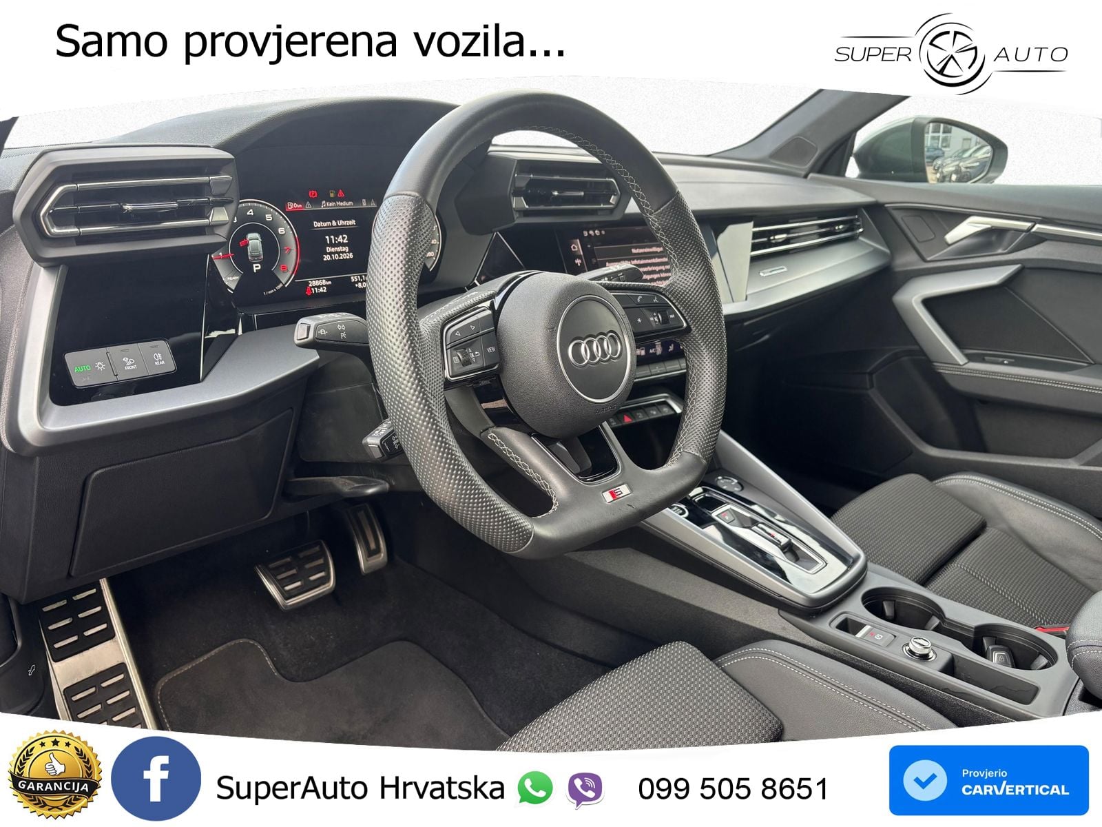 Audi A3 35 TFSI (150 KS) S tronic S line LED+GR SJED+ACC