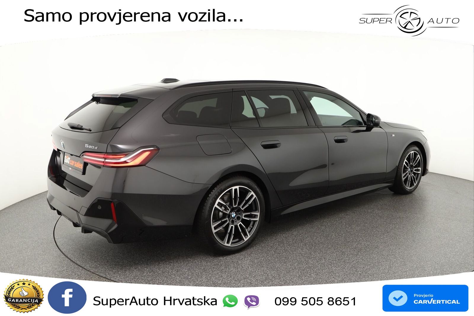 BMW 520d Touring (197 KS) xDrive Steptronic M Sport ACC+HEAD+4xGR SJED+360+PANO