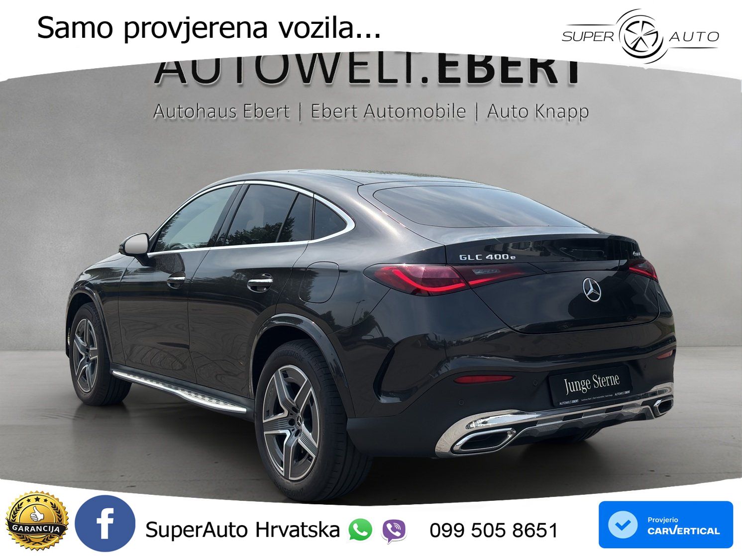 Mercedes GLC Coupe 400e (381 KS) 4MATIC 9G-TRONIC AMG ZRAČNI+ACC+GR SJED+360