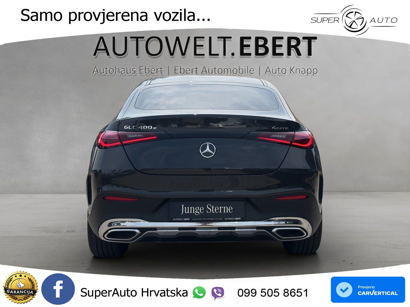 Mercedes GLC Coupe 400e (381 KS) 4MATIC 9G-TRONIC AMG ZRAČNI+ACC+GR SJED+360
