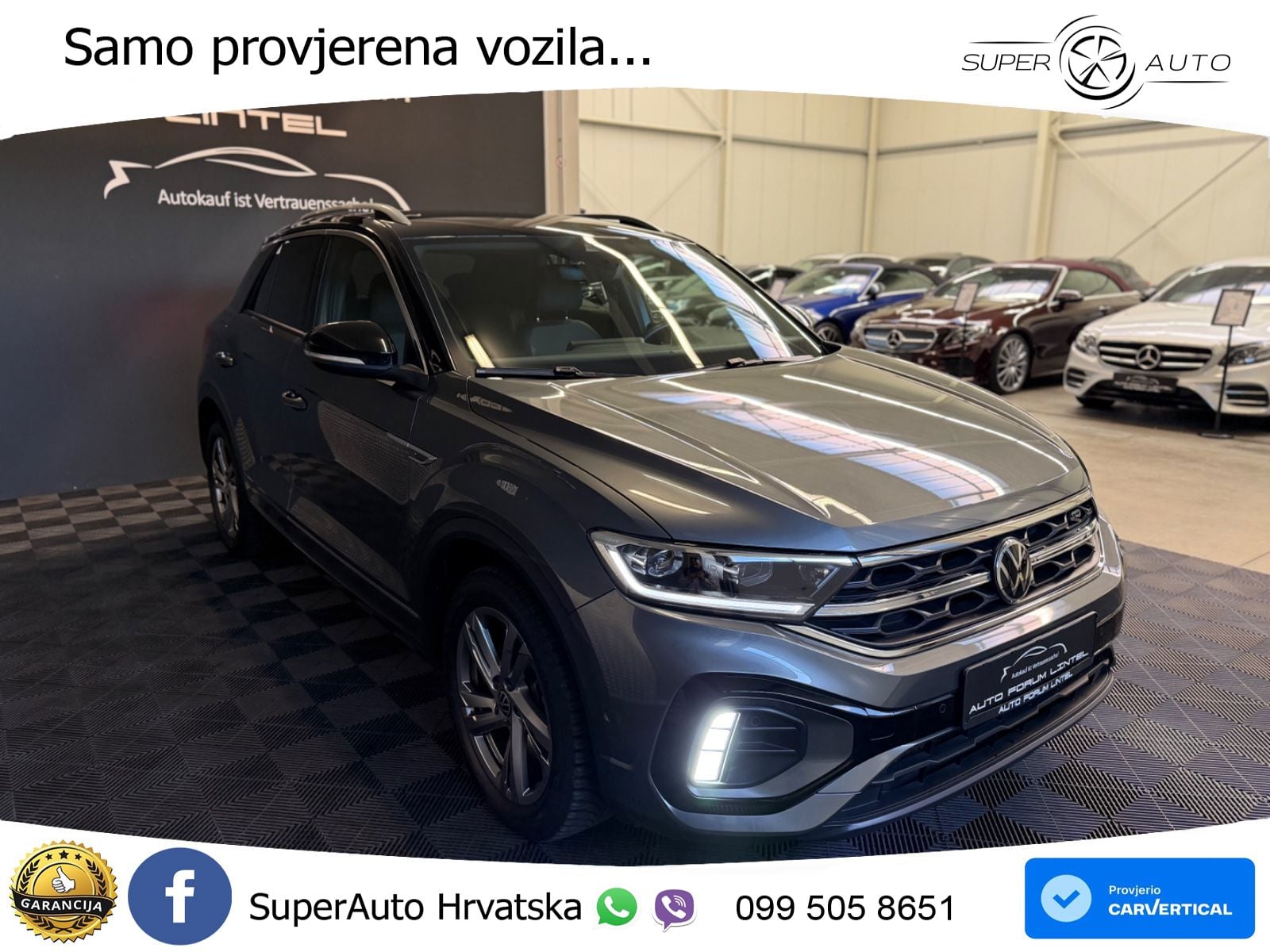 Volkswagen T-Roc 2.0 TDI (150 KS) DSG R-Line LED+GR SJED+ACC