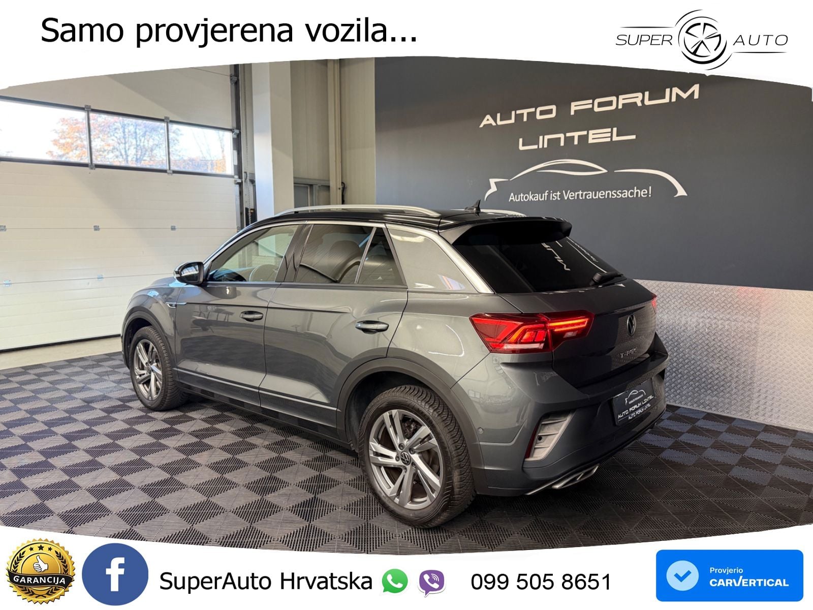 Volkswagen T-Roc 2.0 TDI (150 KS) DSG R-Line LED+GR SJED+ACC