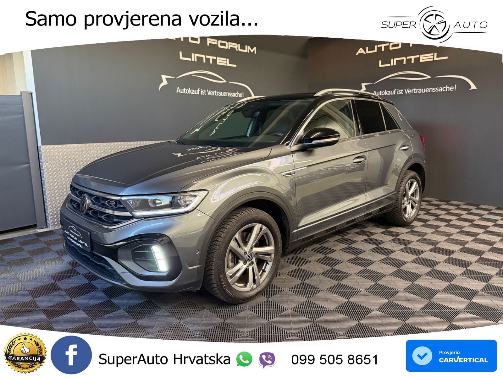 Volkswagen T-Roc 2.0 TDI (150 KS) DSG R-Line LED+GR SJED+ACC